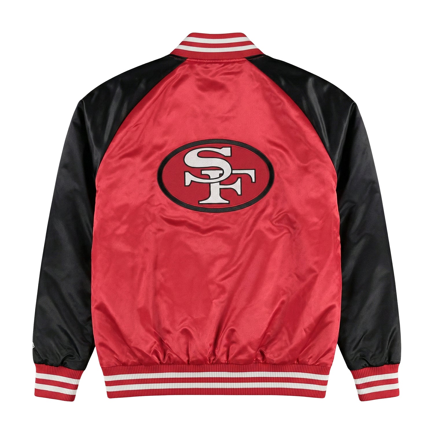 NFL Men's San Francisco 49ers Red Varsity Jacket (Back)