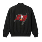 NFL Men's Tampa Bay Buccaneers Black Varsity Jacket (Back)