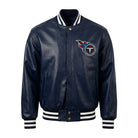 NFL Men's Tennessee Titans Leather Varsity Jacket 