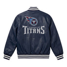 NFL Men's Tennessee Titans Leather Varsity Jacket (Back)