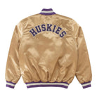 NFL Men's Washington Huskies Golden Varsity Jacket (Back)