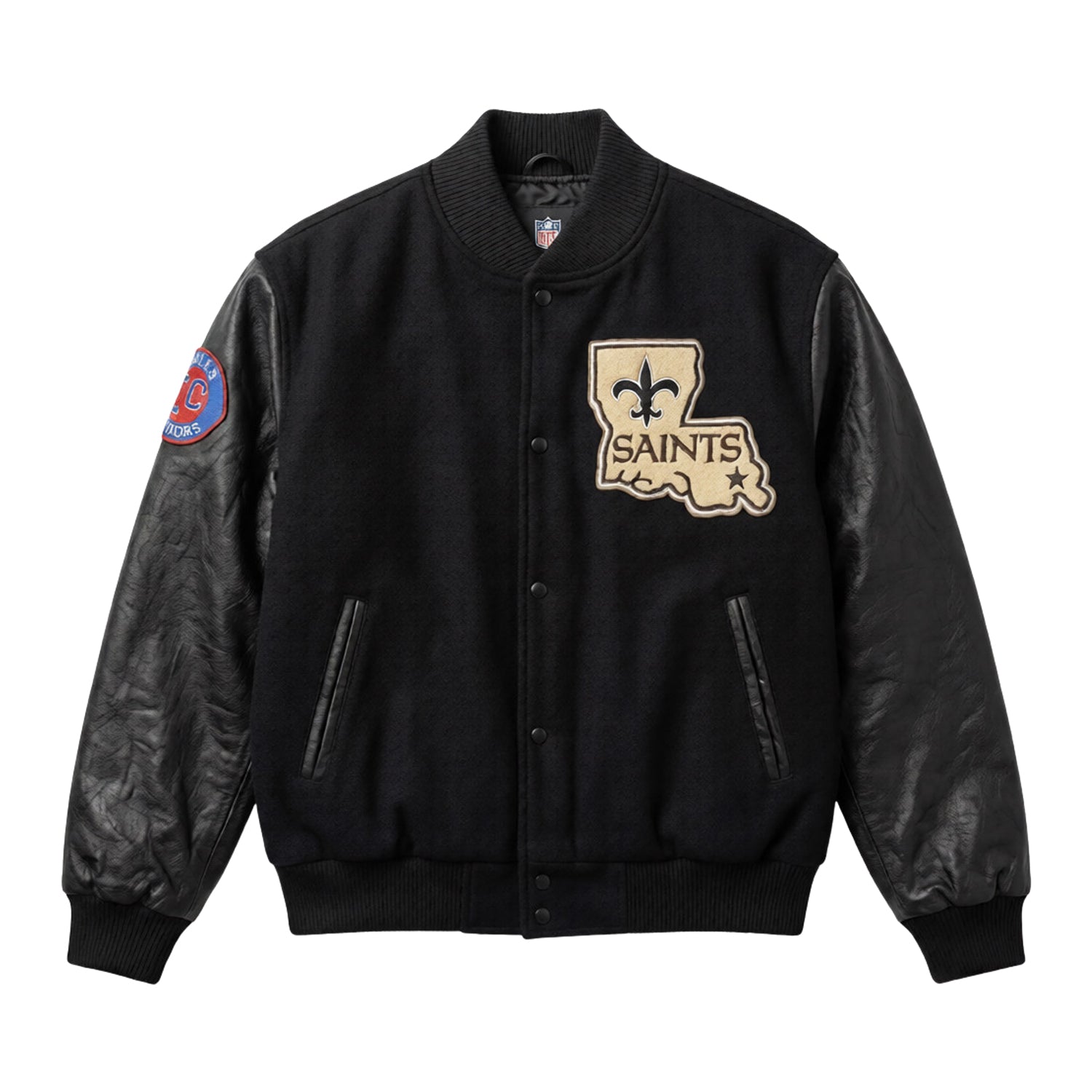 NFL Men's 80’s New Orleans Saints Varsity Jacket 
