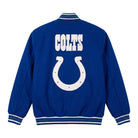 NFL Men's Indianapolis Colts Royal Blue Varsity Jacket (Back)