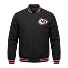 NFL Men's Kansas City Chiefs Black Varsity Jacket