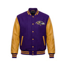 NFL Women's Baltimore Ravens Blue & Yellow Varsity Jacket