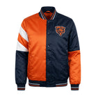 NFL Women's Chicago Bears Orange & Black Varsity Jacket
