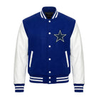 NFL Women's Dallas Cowboys Blue & White Varsity Jacket
