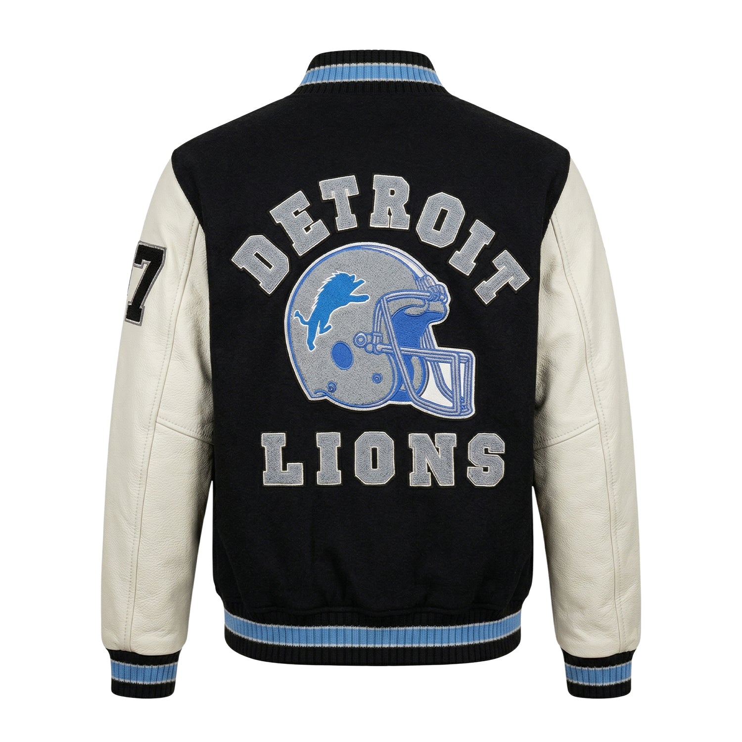 NFL Women's Detroit Lions Varsity  Jacket (Back)
