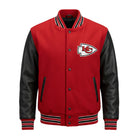 NFL Women's Kansas City Chiefs Red & Black Varsity Jacket