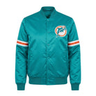 NFL Women's Miami Dolphins Turquoise Varsity Jacket