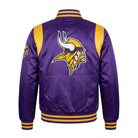 NFL Women's Minnesota Vikings Purple Varsity Jacket (Back)