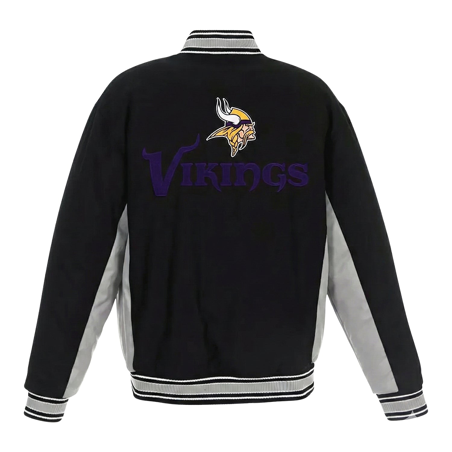 NFL Women's Minnesota Vikings Varsity Jacket (Back)