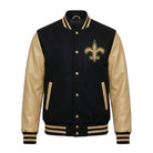 NFL Women's New Orleans Saints Black & Gold Varsity Jacket