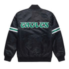 NFL Women's Philadelphia Eagles Black Varsity Jacket (Back)