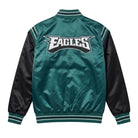 NFL Women's Philadelphia Eagles Green & Black Varsity Jacket (Back)