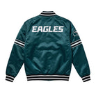 NFL Women's Philadelphia Eagles Midnight Green Varsity Jacket (Back)
