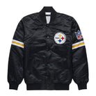NFL Women's Pittsburgh Steelers Black Varsity Jacket 