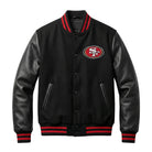 NFL Women's San Francisco 49ers Black Varsity Jacket