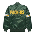 NFL Womens Green Bay Packers Green Varsity Jacket (Back)