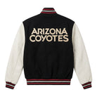 NHL Men's Arizona Coyotes Black Varsity Jacket (Back)