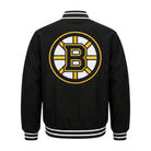 NHL Men's Boston Bruins Full Black Varsity Jacket (Back)
