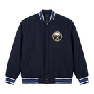 NHL Men's Buffalo Sabres Navy Blue Varsity Jacket