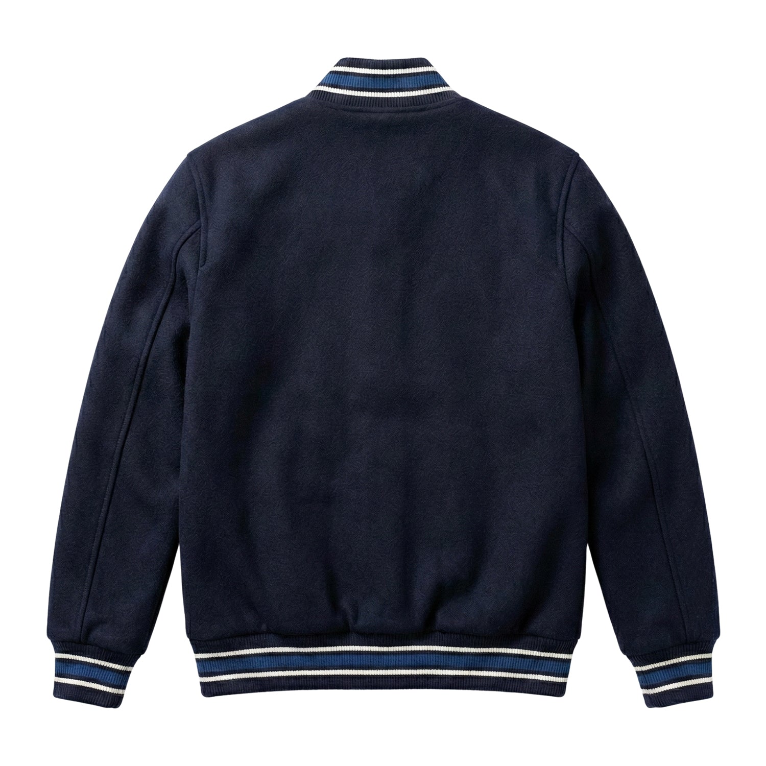 NHL Men's Buffalo Sabres Navy Blue Varsity Jacket (Back)
