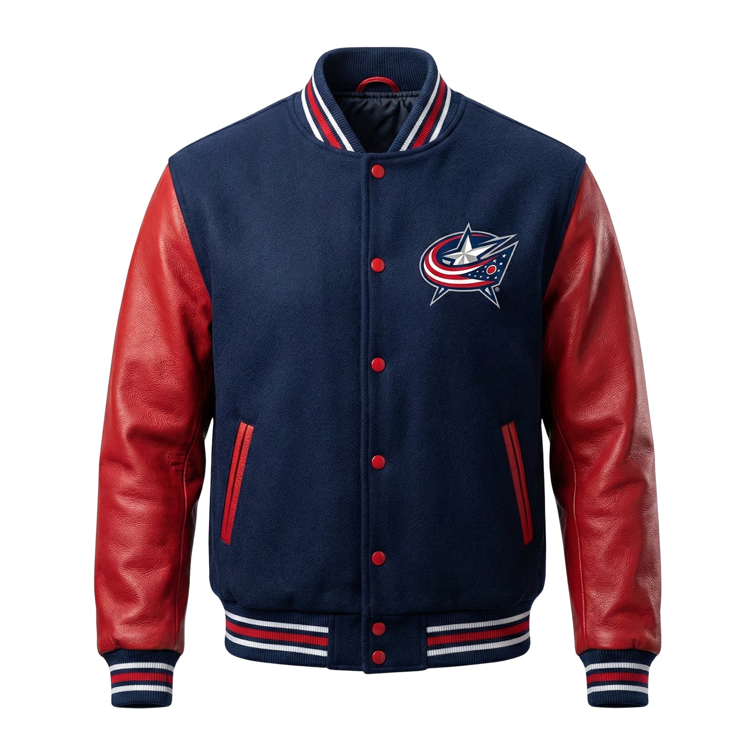 NHL Men's Columbus Blue Jackets Varsity Jacket