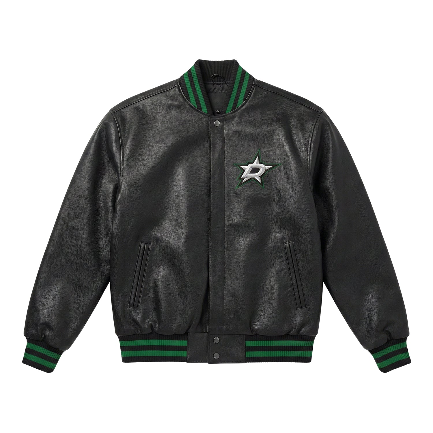 NHL Men's Dallas Stars Black Varsity Jacket