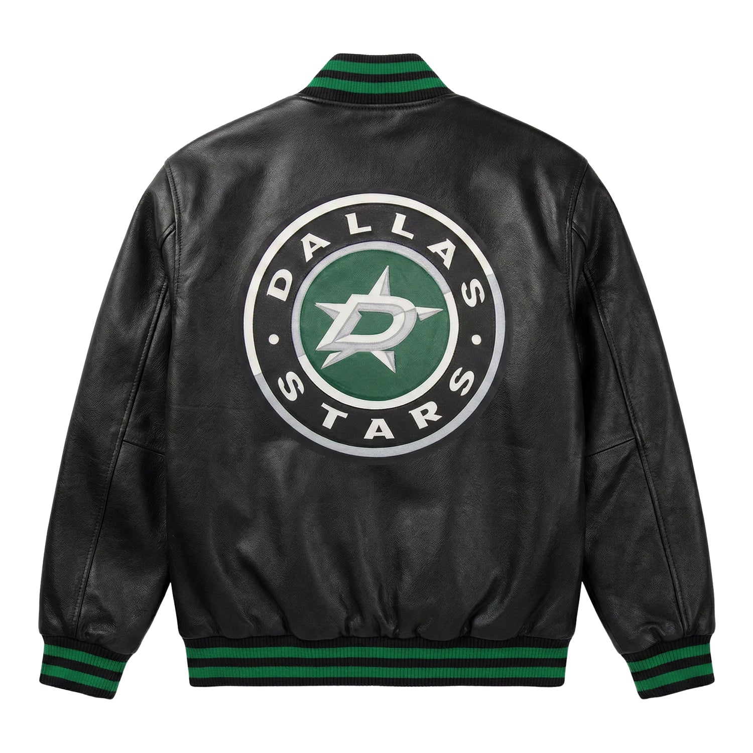 NHL Men's Dallas Stars Black Varsity Jacket (Back)