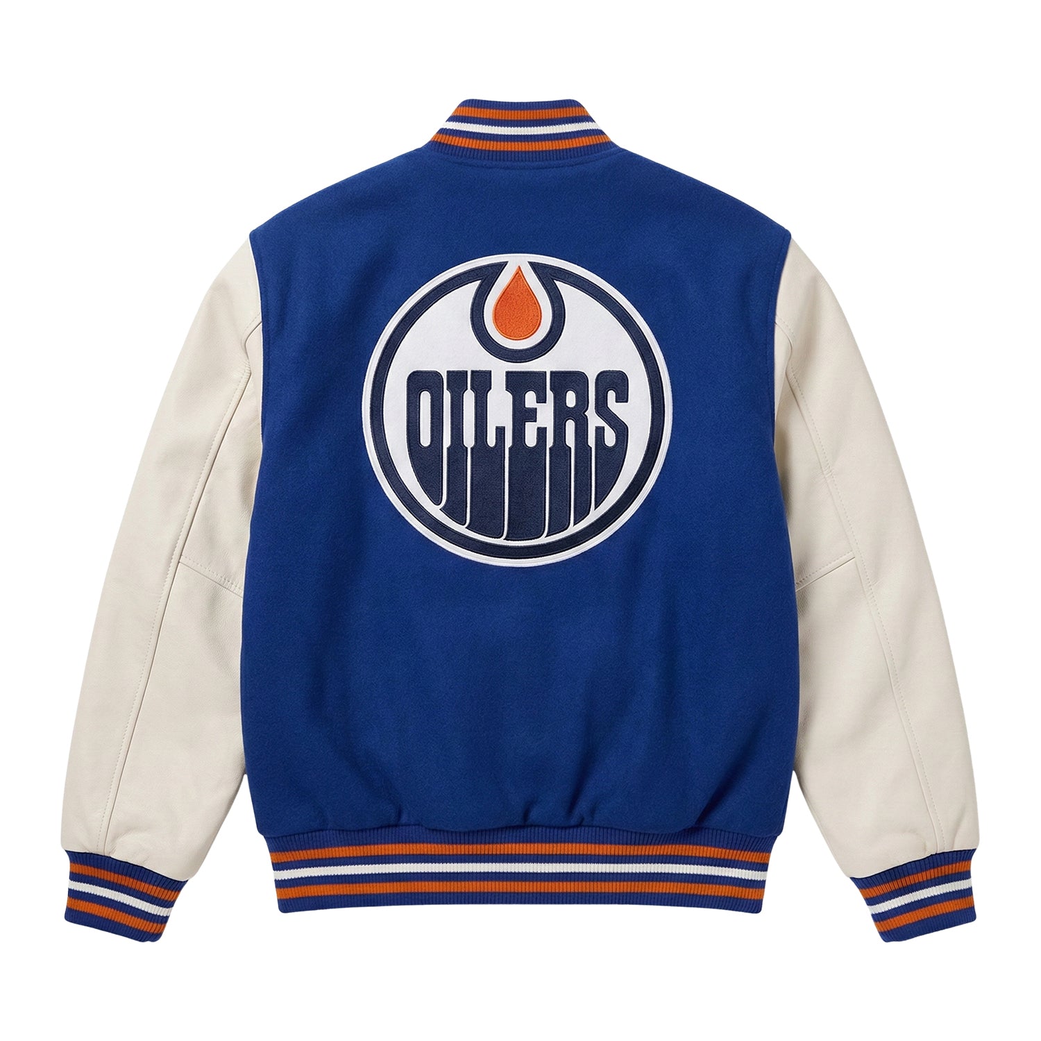 NHL Men's Edmonton Oilers Varsity Jacket (Back)