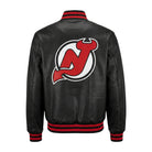 NHL Men's New Jersey Devils Black Varsity Jacket (Back)