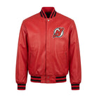 NHL Men's New Jersey Devils Red Varsity Jacket