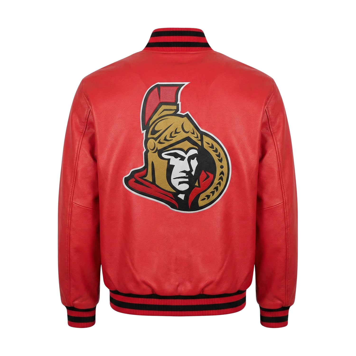 NHL Men's Ottawa Senators Red Varsity Jacket (Back)