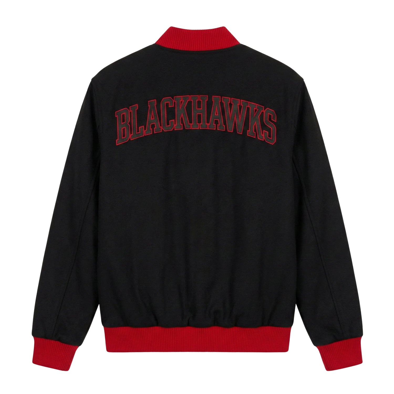NHL Women's Chicago Blackhawks Varsity Jacket (Back)