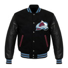 NHL Women's Colorado Avalanche Black Varsity Jacket