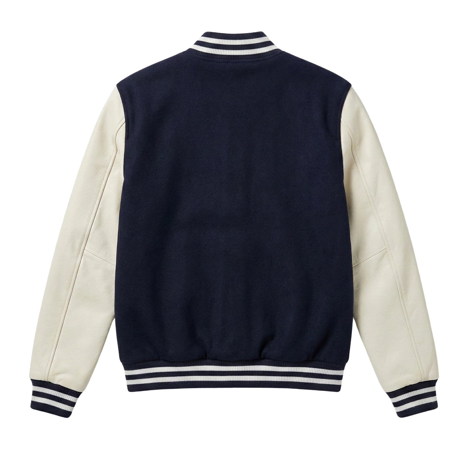 NHL Women's Columbus Navy Blue Jackets Varsity Jacket (Back)