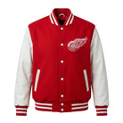 NHL Women's Detroit Red Wings red and white Varsity Jacket