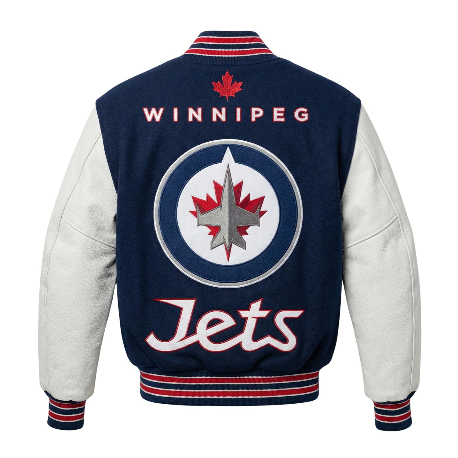 NHL Women's Winnipeg Jets Varsity Jacket (Back)