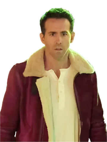 Ryan Reynolds Spirited Shearling Jacket