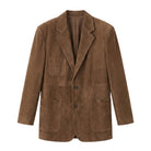 Women's Long Vintage Western Style Brown Trench Coat