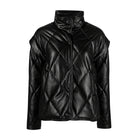 Women's Quilted Black Puffer Jacket