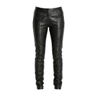 Women’s Skinny Soft Black Vegan Leather Pants