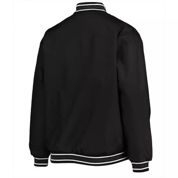 Letterman Seattle Kraken Black color  wool Varsity Jacket - NHL